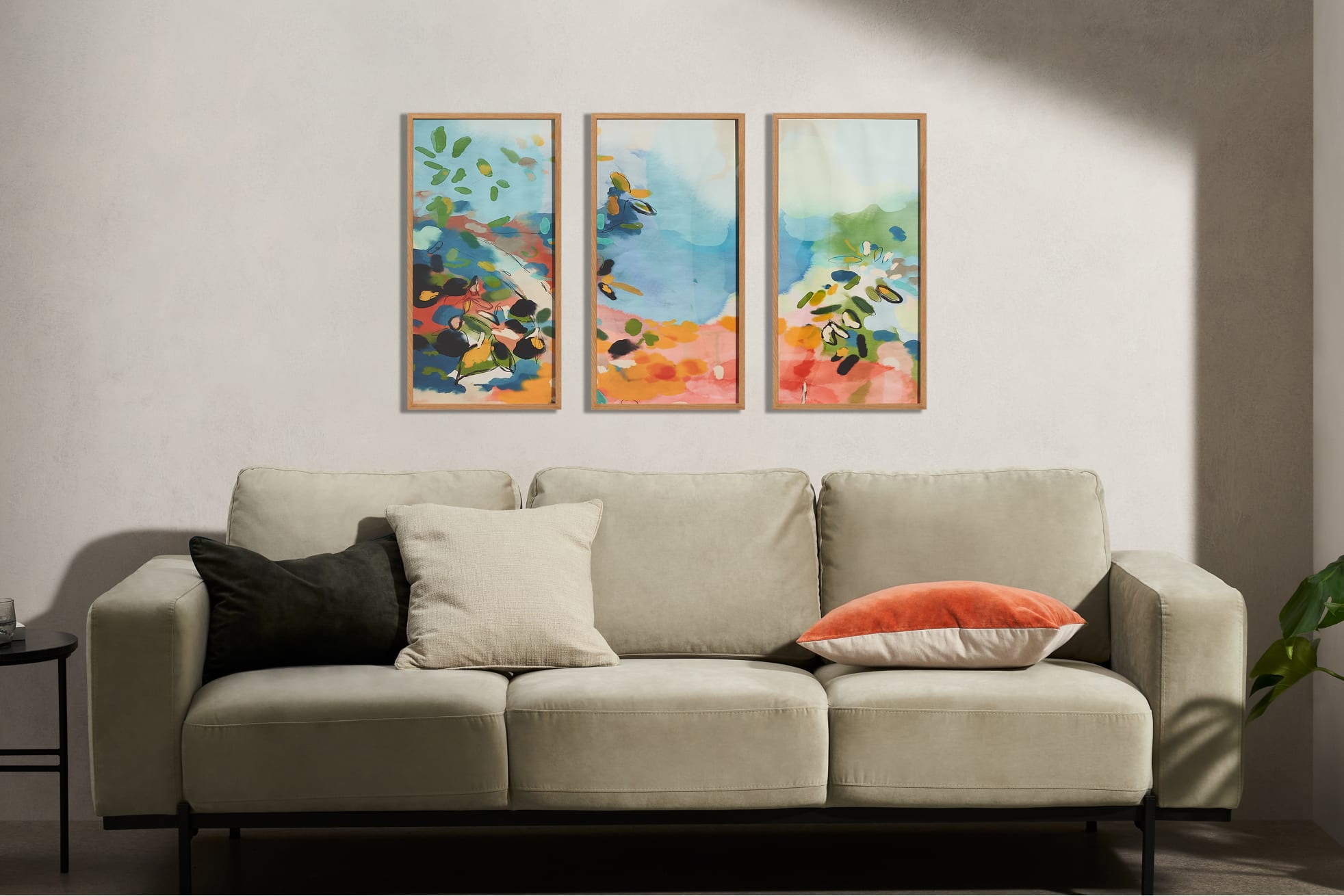445621ea78c251d403af84af9b4cdb6943912652_ARTDOZ003OAK_UK_Garden_With_Sea_View_Triptych_By_Ana_Rut_Bre_Set_Of_3_Framed_Wall_Art_Prints_Mu